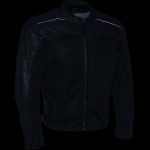 Milwaukee Leather Men’s Chaos Black Leather Motorcycle Jacket w/ CE Armor, Reflective Panels, Vents – LKM17022 - Image 6