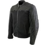 Milwaukee Leather Men’s Chaos Black Leather Motorcycle Jacket w/ CE Armor, Reflective Panels, Vents – LKM17022 - Image 11