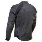 Milwaukee Leather Men’s Endo Black Leather Motorcycle Jacket w/ CE Armor, Reflective Panels, Vents – LKM17023 - Image 12