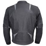 Milwaukee Leather Men’s Stryde Black and Grey Matte Finish Racer Leather Motorcycle Jacket – LKM17024 - Image 13