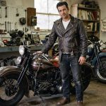 Milwaukee Leather Men’s Live to Ride Classic Retro Brown Premium Leather CE Armored Motorcycle Jacket – Side Lace – LKM1707 - Image 4
