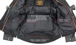 Milwaukee Leather LKM1710 Men’s Black Classic Scooter Style Leather Motorcycle Jacket w/ Removable Thermal Liner - Image 5