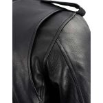 Milwaukee Leather Men’s Premium Black Leather Motorcycle Jacket – Vintage Police Style w/ Side Lace – LKM1711 - Image 10