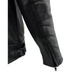 Milwaukee Leather LKM1720T Men’s Tall Sizes Black Premium Leather Motorcycle Vented Leather Jacket w/ Utility Pockets - Image 10