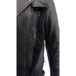Milwaukee Leather LKM1720 Men’s Black Premium Leather Motorcycle Vented Leather Jacket w/ Multi-Utility Pockets - Image 12