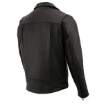 Milwaukee Leather LKM1720T Men’s Tall Sizes Black Premium Leather Motorcycle Vented Leather Jacket w/ Utility Pockets - Image 17