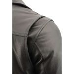 Milwaukee Leather LKM1720T Men’s Tall Sizes Black Premium Leather Motorcycle Vented Leather Jacket w/ Utility Pockets - Image 12