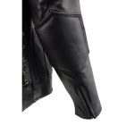 Milwaukee Leather LKM1765 Men’s Black Leather Racer Style Side Laced Motorcycle Jacket w/ Ventilation System - Image 11