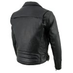 Milwaukee Leather LKM1770 Men’s Black Premium Thick Leather Motorcycle Jacket Brando Style Biker Jacket - Image 13