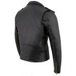 Milwaukee Leather Men’s The Legend Classic Brando Black Premium Leather Motorcycle Jacket – LKM1781 - Image 8