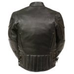 Milwaukee Leather LKM1900 Boy’s Black Leather Side Lace Vented Moto Jacket - Image 2