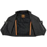 Milwaukee Leather LKM3702 Men’s Black Western Style Leather Motorccycle Vest with Buffalo Snaps - Image 4