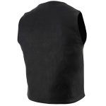 Milwaukee Leather LKM3702 Men’s Black Western Style Leather Motorccycle Vest with Buffalo Snaps - Image 6