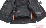 Milwaukee Leather LKM3712 Men’s Black Leather Club Style Motorcycle Rider Vest w/ Front Snap/Zipper and Side Lace - Image 4