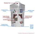 Milwaukee Leather LKM3713 Men’s Black Leather Club Style Motorcycle Rider Vest W/ Dual Closure Zipper and Snaps - Image 4