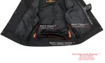 Milwaukee Leather LKM3720 Men’s Black Leather Club Style Motorcycle Rider Vest with Concealed Snap Button Closure - Image 5