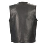 Milwaukee Leather LKM3740 Men’s Seamless Design Zippered Front Leather Vest - Image 2