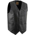 Milwaukee Leather Men’s Black Western Style Style Motorcycle Vest – LKM3775 - Image 6