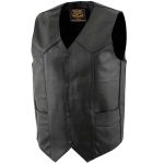Milwaukee Leather Men’s Black Western Style Style Motorcycle Vest – LKM3775 - Image 8