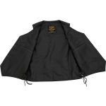 Milwaukee Leather Men’s Classic ‘Side Laced Black Western Style Motorcycle Vest – LKM3776 - Image 4