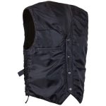 Milwaukee Leather Men’s Black Classic Western Style Side Laced Motorcycle Leather Vest – LKM3779 - Image 4