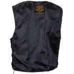 Milwaukee Leather Men’s Black Classic Western Style Side Laced Motorcycle Leather Vest – LKM3779 - Image 5