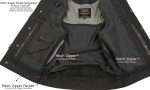Milwaukee Leather Men’s Barrage Flat Black Leather Motorcycle Club Style Vest – LKM3790 - Image 4