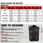 Milwaukee Leather Men’s Creeper Black Triple Strap Leather Motorcycle Vest – LKM3791 - Image 3