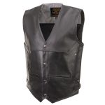 Milwaukee Leather Men’s Road King Black Cowhide Leather Motorcycle Vest – LKM3793 - Image 8