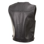 Milwaukee Leather Men’s Road King Black Cowhide Leather Motorcycle Vest – LKM3793 - Image 6