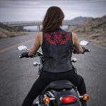 Milwaukee Leather Women’s Bling V-Neck Leather Motorcycle Vest with Rhinestone Detail - Image 6