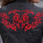 Milwaukee Leather Women’s Bling V-Neck Leather Motorcycle Vest with Rhinestone Detail - Image 8