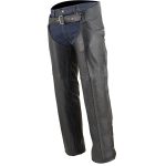 Milwaukee Leather Chaps for Men’s Black Premium Leather- Classic Jean Style Pockets Motorcycle Riders Chap- LKM5781 - Image 12