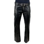 Milwaukee Leather | Classic Fit 5 Pocket Leather Pants for Men – Premium Leather Motorcycle Riding Pants – LKM5790 - Image 8