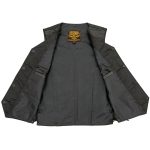 Milwaukee Leather LKY3860 Youth Size Black Leather Motorcycle Riders Vest w/ Side Lace - Image 4