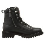Milwaukee Motorcycle Clothing Company MB208 Accelerator Leather Women’s Black Motorcycle Boots - Image 6