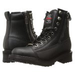 Milwaukee Motorcycle Clothing Company MB208 Accelerator Leather Women’s Black Motorcycle Boots