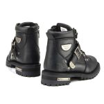 Milwaukee Motorcycle Clothing Company MB233 Road Captain Leather Women’s Black Motorcycle Boots - Image 6