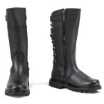 MMCC MB255 Women’s Dream Girl Black Leather Biker Boots – Riding Footwear - Image 3
