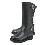 MMCC MB255 Women’s Dream Girl Black Leather Biker Boots – Riding Footwear - Image 11