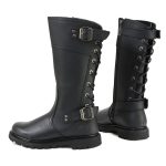 MMCC MB255 Women’s Dream Girl Black Leather Biker Boots – Riding Footwear - Image 4