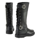 MMCC MB255 Women’s Dream Girl Black Leather Biker Boots – Riding Footwear - Image 6