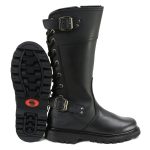 MMCC MB255 Women’s Dream Girl Black Leather Biker Boots – Riding Footwear - Image 9