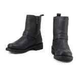 MMCC MB407 Men’s Afterburner Black Leather Biker Boots – Riding Footwear - Image 10