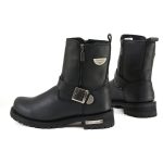 MMCC MB407 Men’s Afterburner Black Leather Biker Boots – Riding Footwear - Image 4