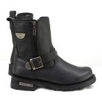 MMCC MB407 Men’s Afterburner Black Leather Biker Boots – Riding Footwear - Image 7