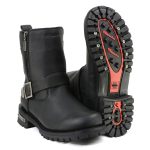 MMCC MB407 Men’s Afterburner Black Leather Biker Boots – Riding Footwear - Image 8