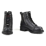 MMCC MB408 Men’s Accelerator Black Leather Biker Boots – Riding Footwear - Image 10
