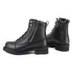 MMCC MB408 Men’s Accelerator Black Leather Biker Boots – Riding Footwear - Image 4