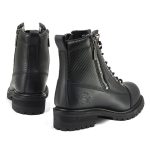 MMCC MB408 Men’s Accelerator Black Leather Biker Boots – Riding Footwear - Image 6